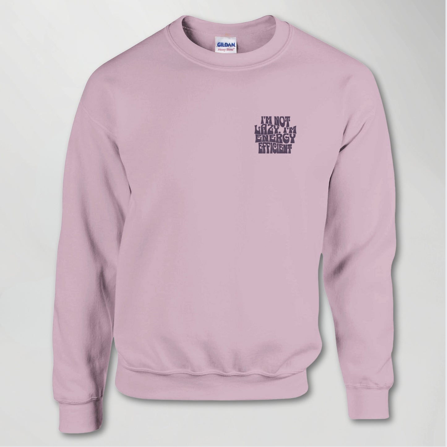 I'm not lazy. I'm energy efficient - Retro Wellen Design Sweatshirt für Naturwissenschaftler